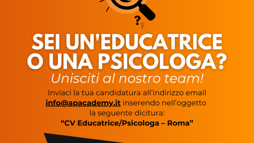 Job opportunity – Sei un’educatrice o una psicologa? Unisciti al team di ÀP – Antimafia Pop Academy